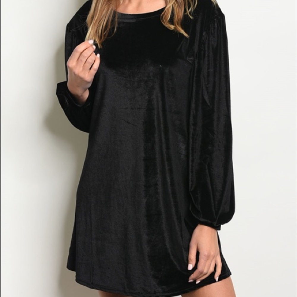 Black Velvet Dress